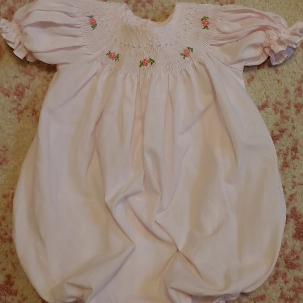 3 Month Smocked Bubble outfit